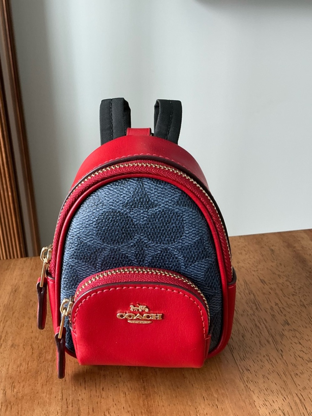 Coach Mini Court Backpack Bag Charm